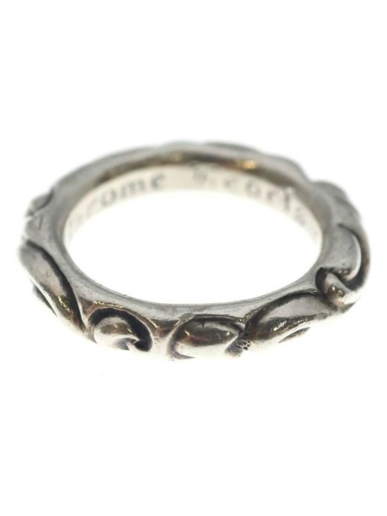 Chrome Hearts Scrl Band Scroll Ring Silver 1545$